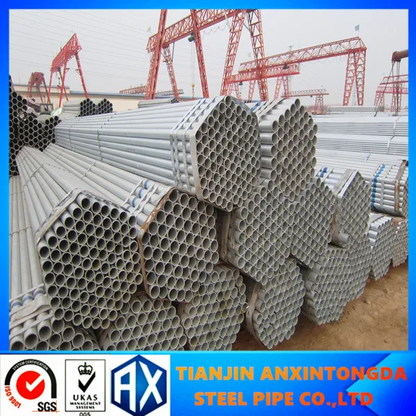 Питания леса впв черный стальной трубы! 48.3 мм * 3.25*6 м оцинкованная стальная труба