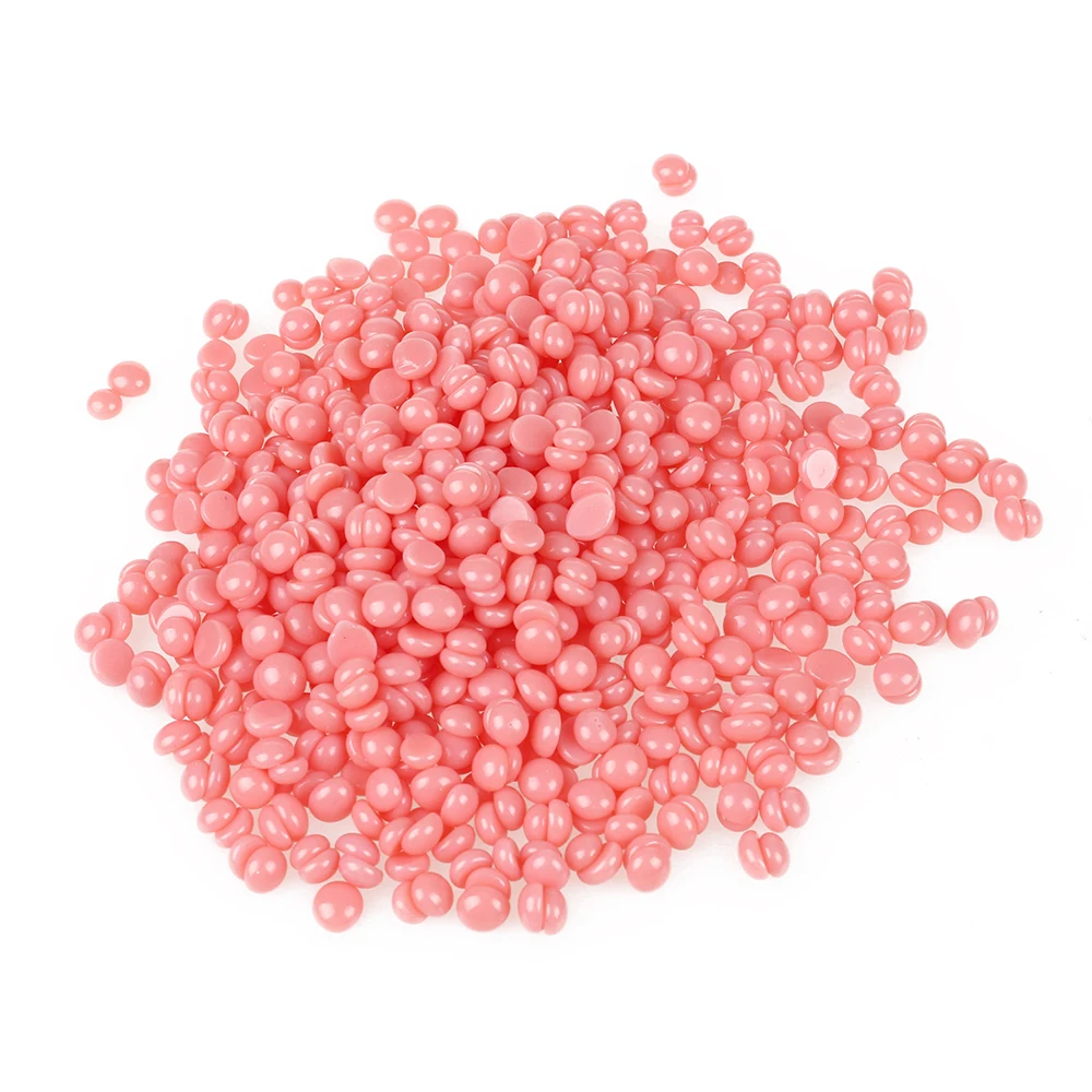 500g Personal Care Beauty Pink Beard hot Wax, rose depilatory Hard Wax,Waxing hair removal  Wax