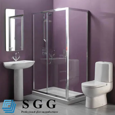 высокое качество 8мм душевых кабин стеклянных панелей