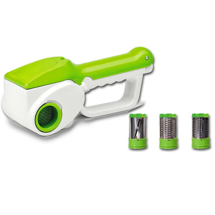 Высококачественная роторная терка для сыра Бытовая пармезановая Автоматическая вращающаяся сыроделница из нержавеющей стали