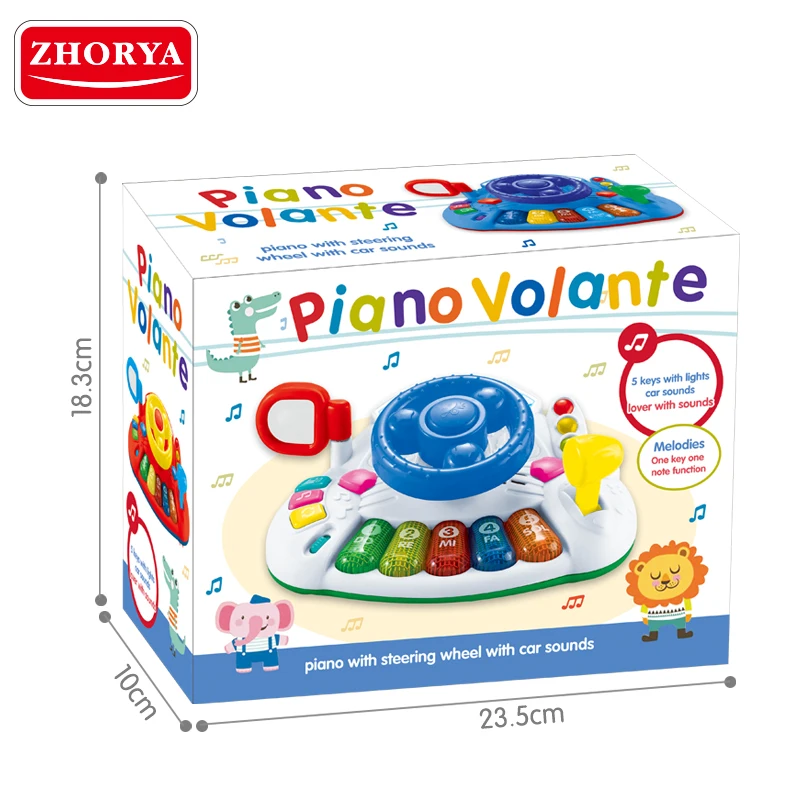 Zhorya entertainment rainbow musical piano keyboard toy for kids