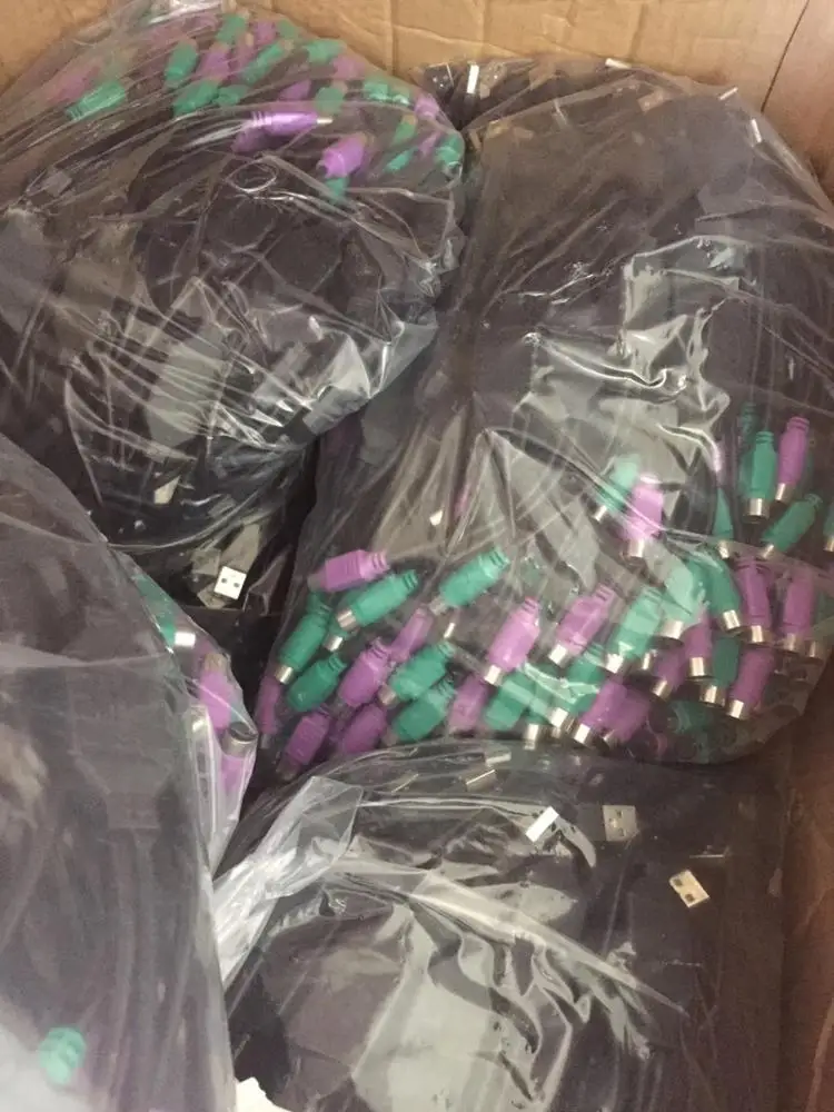 
USB to PS/2 PS2 Cable Keyboard Mouse Adapter Converter USB PS2 