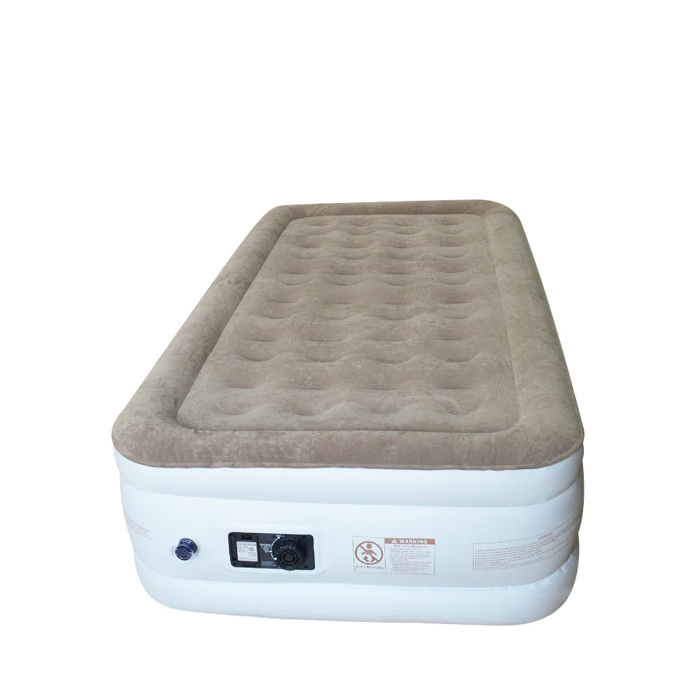 Twin Queen Size PVC Folding Air Bed Camping Inflatable Air Mattress