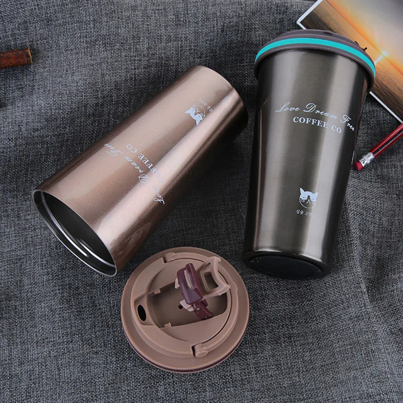 Thermos Mug Coffee Cup with Lid Thermocup Seal Stainless Steel Vacuum Flasks ThermosesThermo Mug for Car