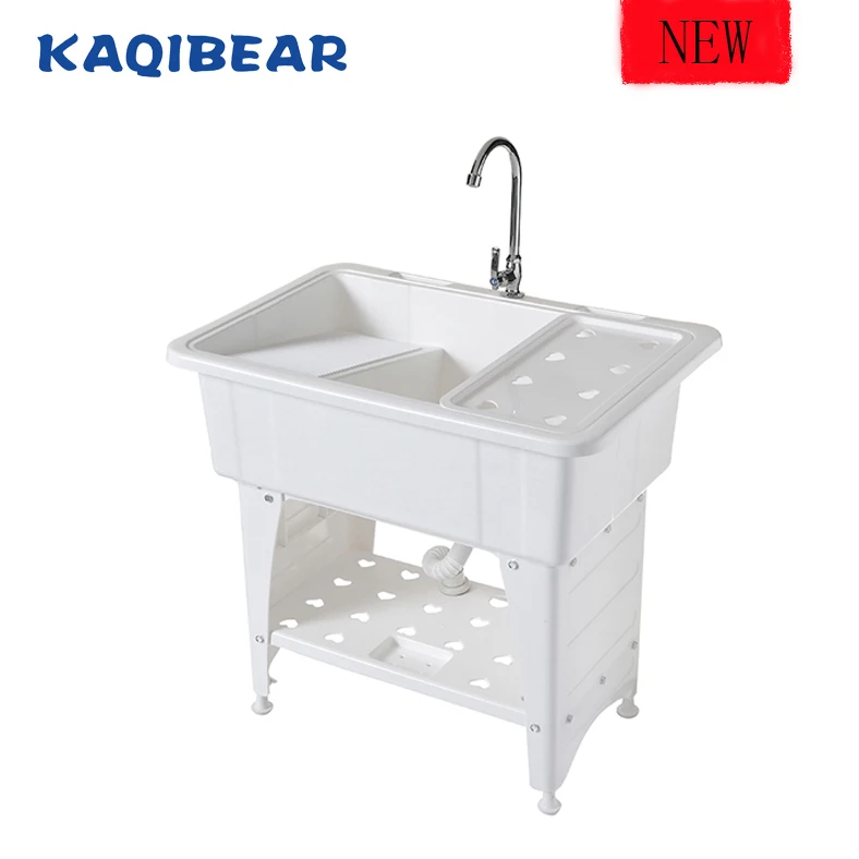 
 Новая уличная пластиковая моющаяся раковина с доской  