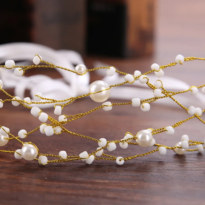 Wholesale Bridal Hair Accessories Boho Head Chains Gold Jewelries Women Head Band