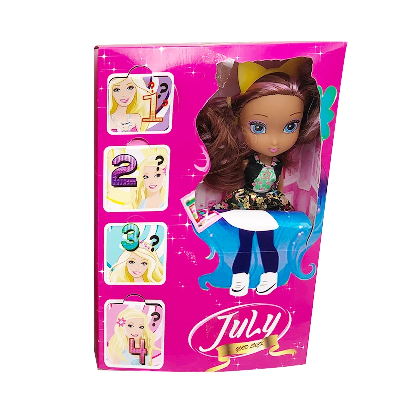 Fashion Dress Up Doll For Girls High Quality Kids Model Doll Toy With Jewelry Play Clothes