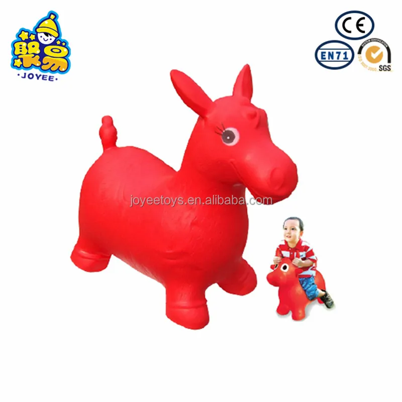 
Wholesale Eco-friendly strong PVC bouncing hopper kids jumping animal toy 
