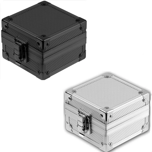 Custom sturdy small aluminum watch packaging display box