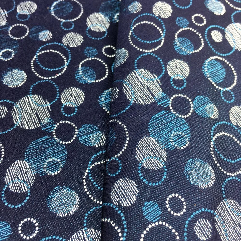 High Quality 100% Silk Jacquard Woven Custom Wholesale Fancy Necktie Fabric