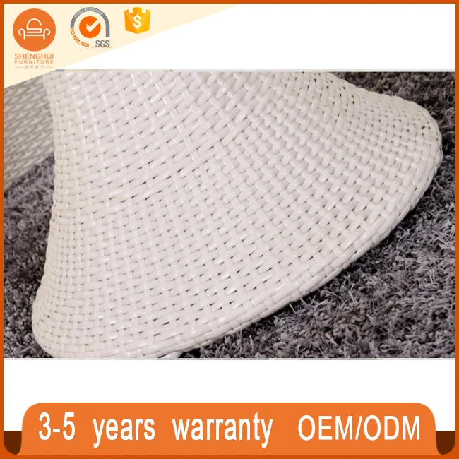 
Factory Production Saving Space Rattan Patio Garden Furniture 4 Seater And White Sofa Cafe Round Table 