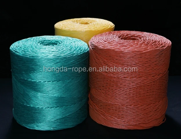 2MM high quality colored PP polypropylene tomato tying baler twine in agriculture