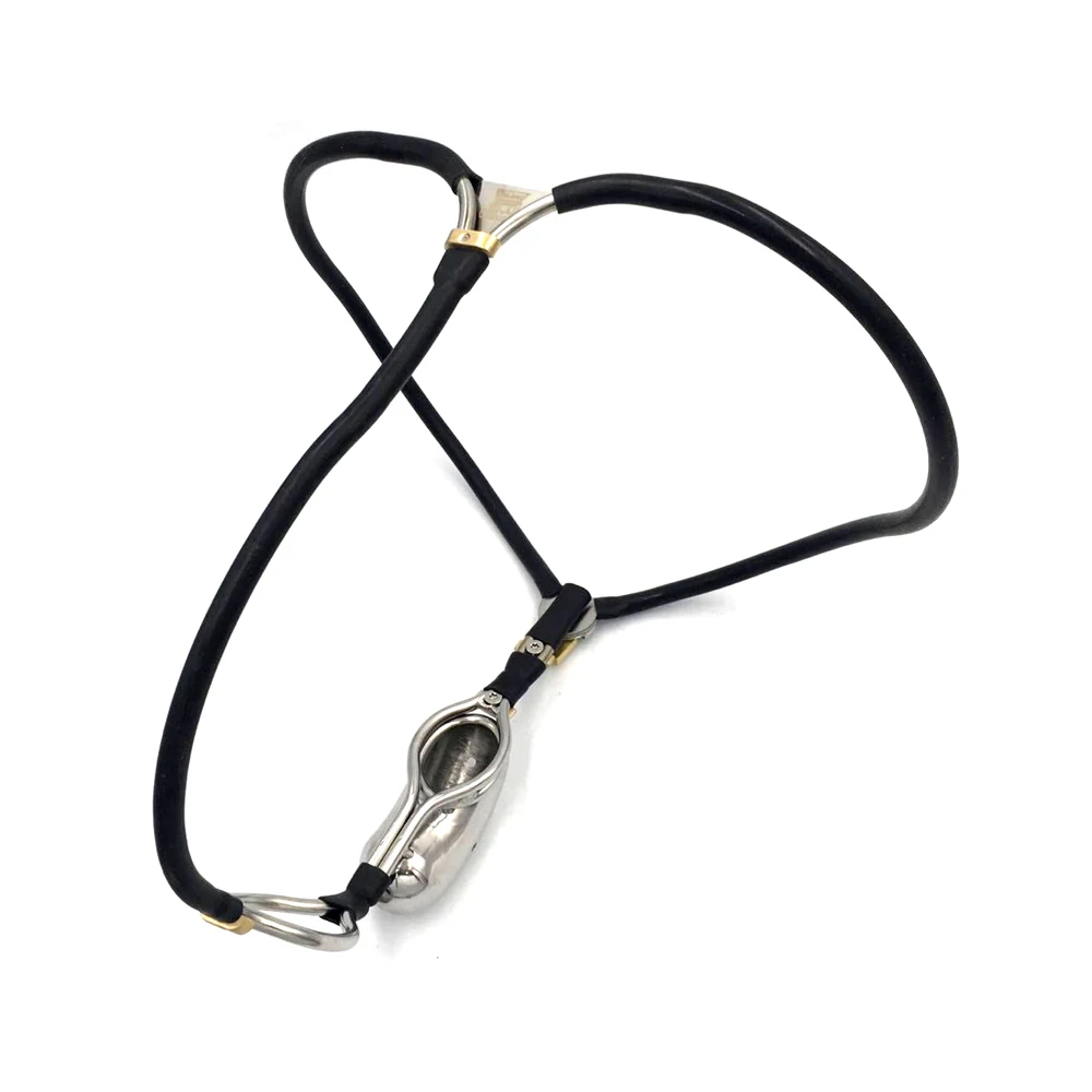 Black emperor new male invisible Stainless steel chastity belt penis lock light and comfortable preferential adult toys