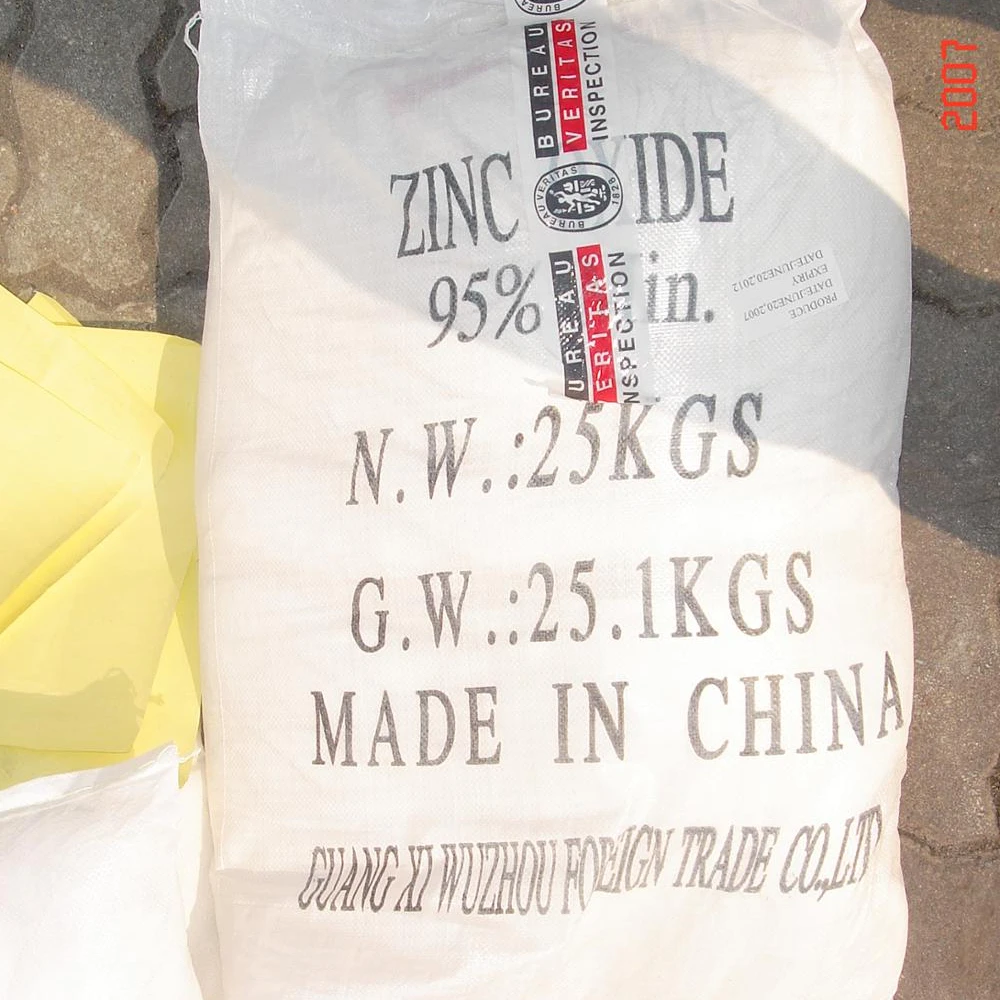Ceramic Grade ZnO Powder Zinc Oxide 95%