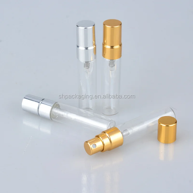 wholesale clear glass bottle small sample perfume bottles mini fine mist spray glass 5ml perfume bottle