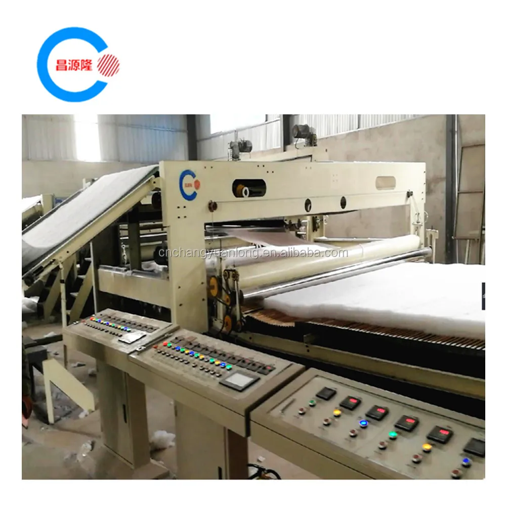CYLWJ/CYLYZ thermal bonded wadding non woven production line for glue free wadding