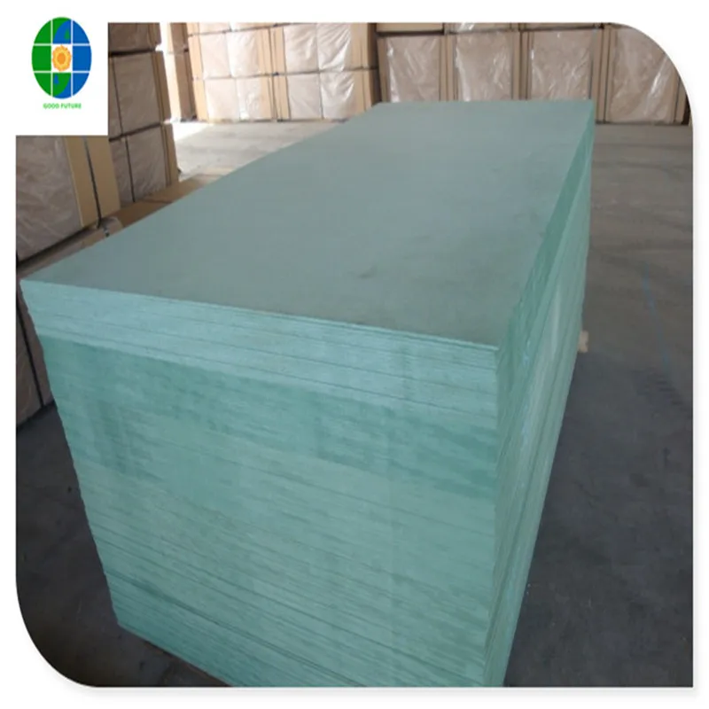18.0mm melamine waterproof green MDF board