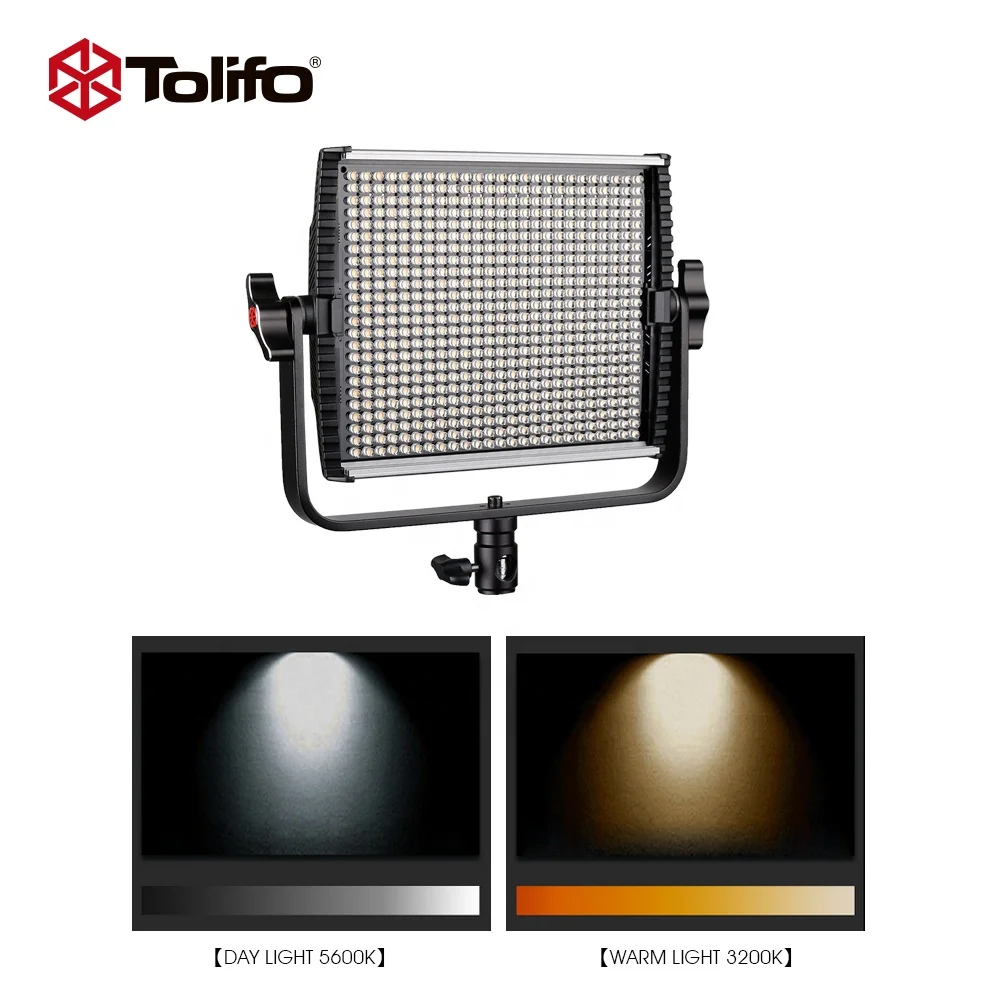 
Wholesale Tolifo GK-600MB CRI95 Portable Fim Shooting Lighting Equipment LED Camera Video Continuous Panel Light 