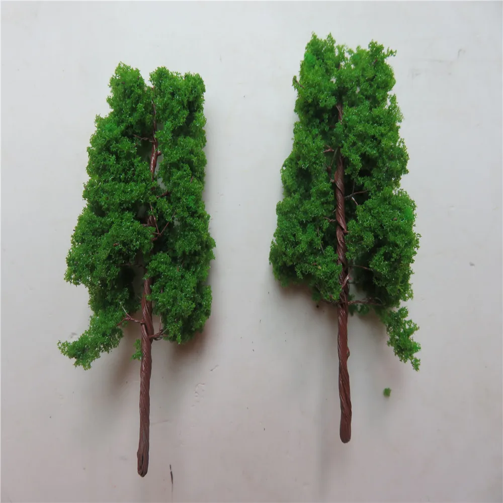 6- 14 cm realistic scale wire tree