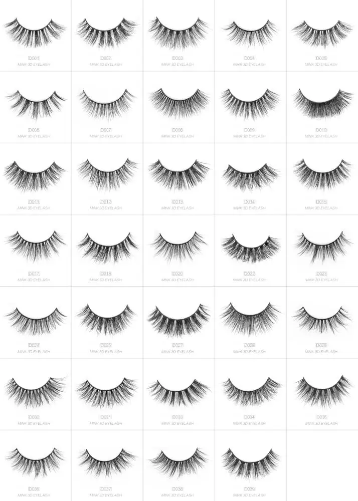Professional Beauty Products 3D Mink Eyelash For Eyelash Extension