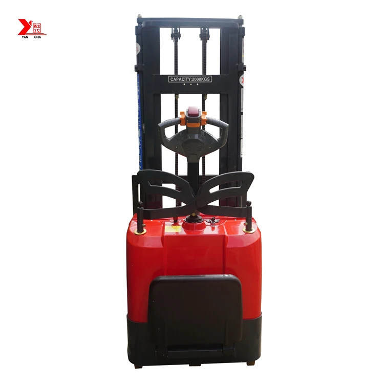 1 ton Electric Stacker Forklift from china jiangsu factory
