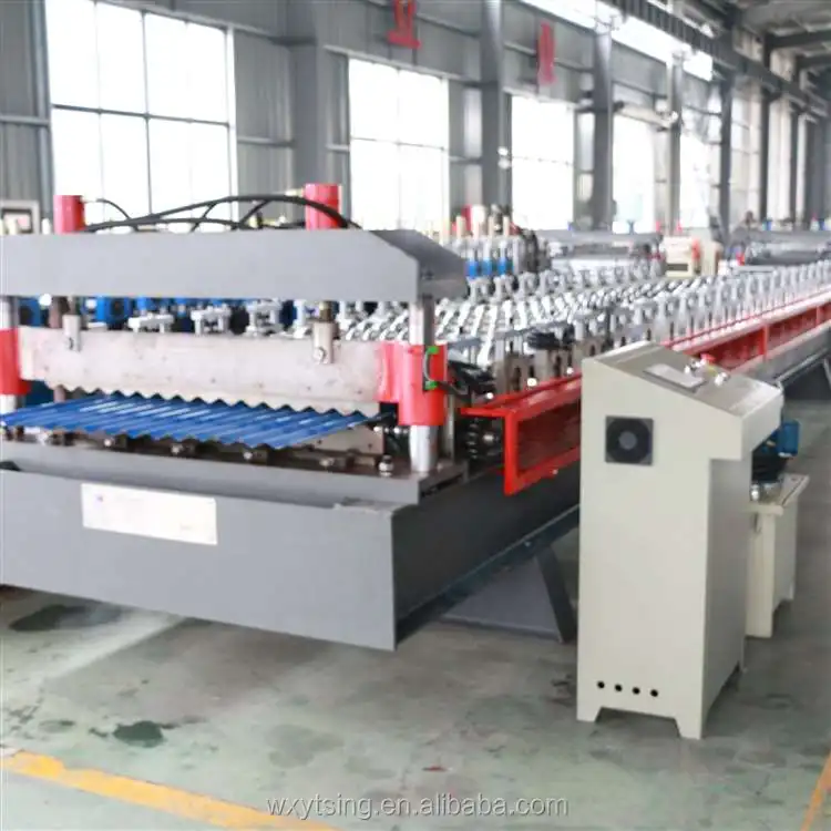 YTSING-YD-0325 Authentication Glazed Corrugated Sheet Roll Forming Machine