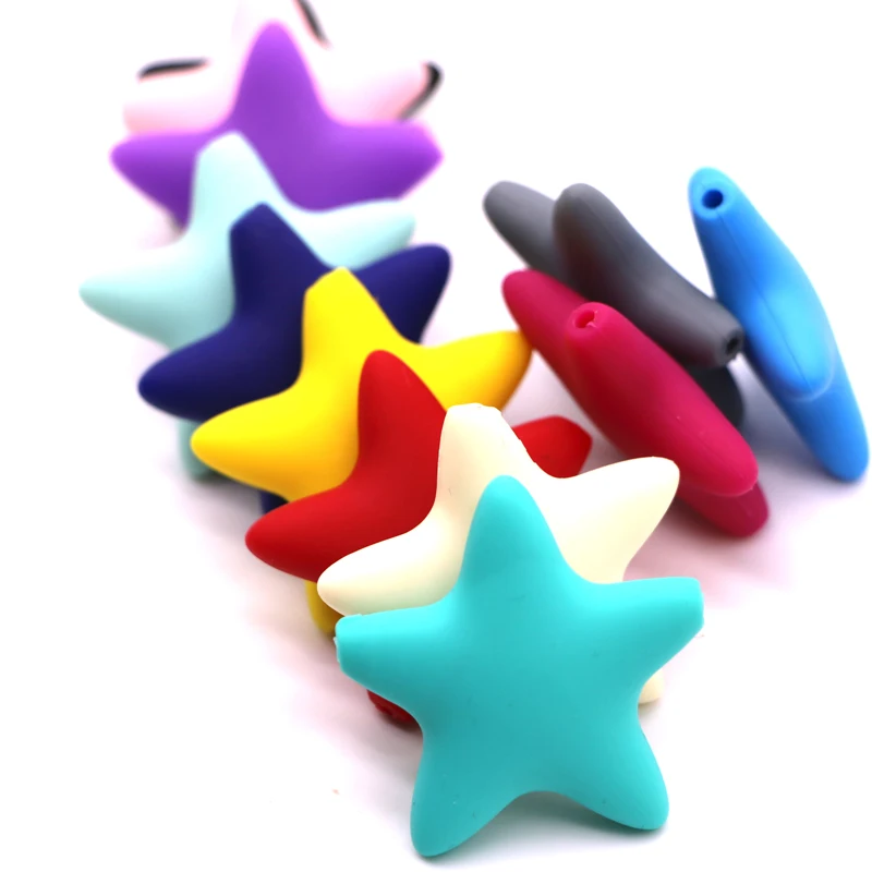 Hot Amazing sale Little Raw born Kids Bite Toy Infants Nursing Accessories Baby Teether Beech Wood Silicone Teething Ring