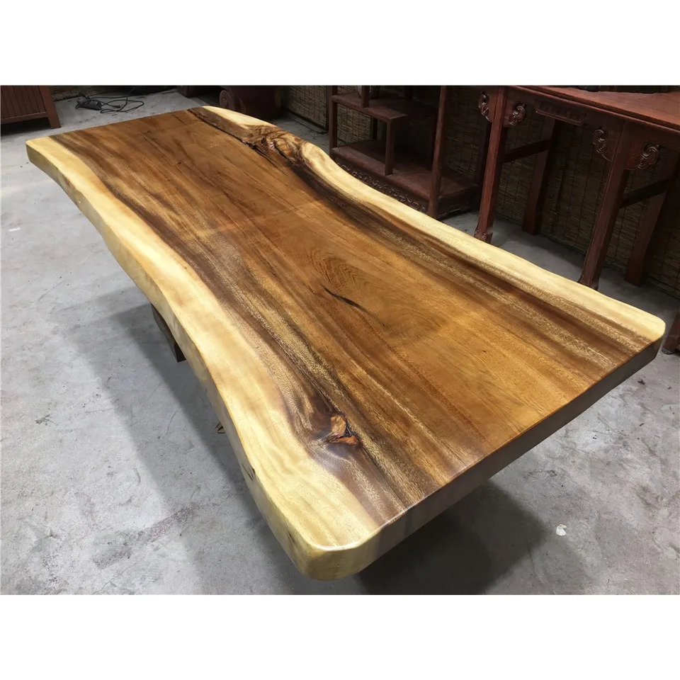 
South American Walnut Solid Wood Antique Dining Farm Table 