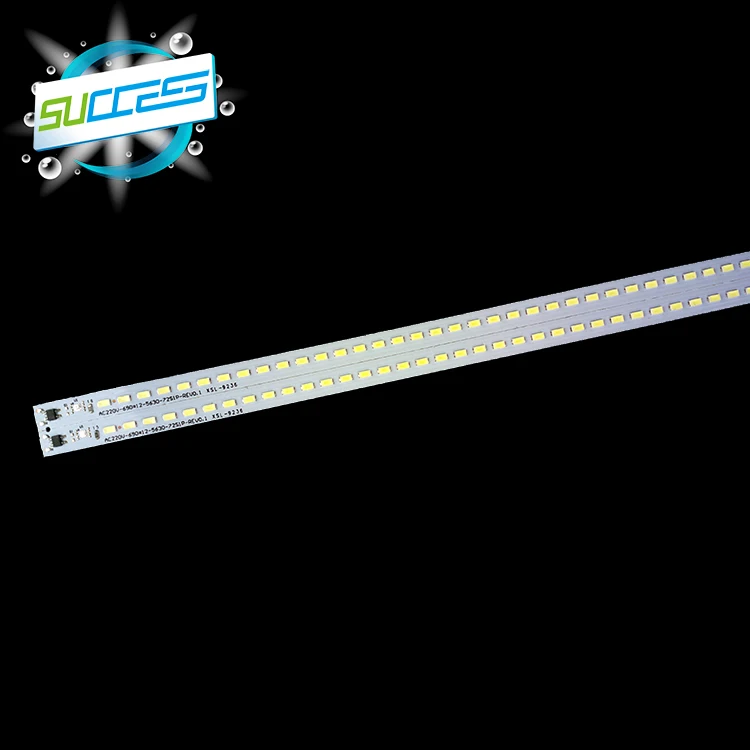 
220v 72leds smd5730 led rigid strip light pcb board bar design 