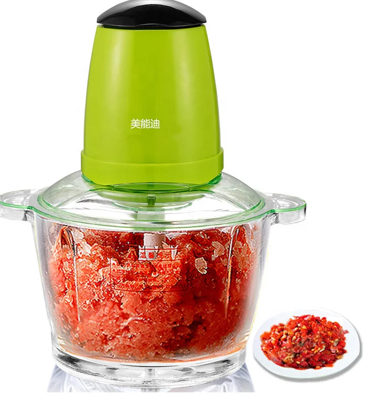 
National Homemaker Used Small Plastic Electrical Powerful Motor Manual Garlic Vegetable Fish Meat Mixer Grinder Mincing Machine 