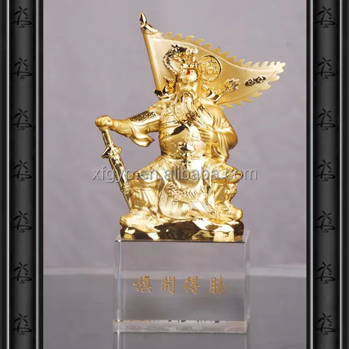 Factory Supply Gold Plated Zinc Alloy Molding Statue