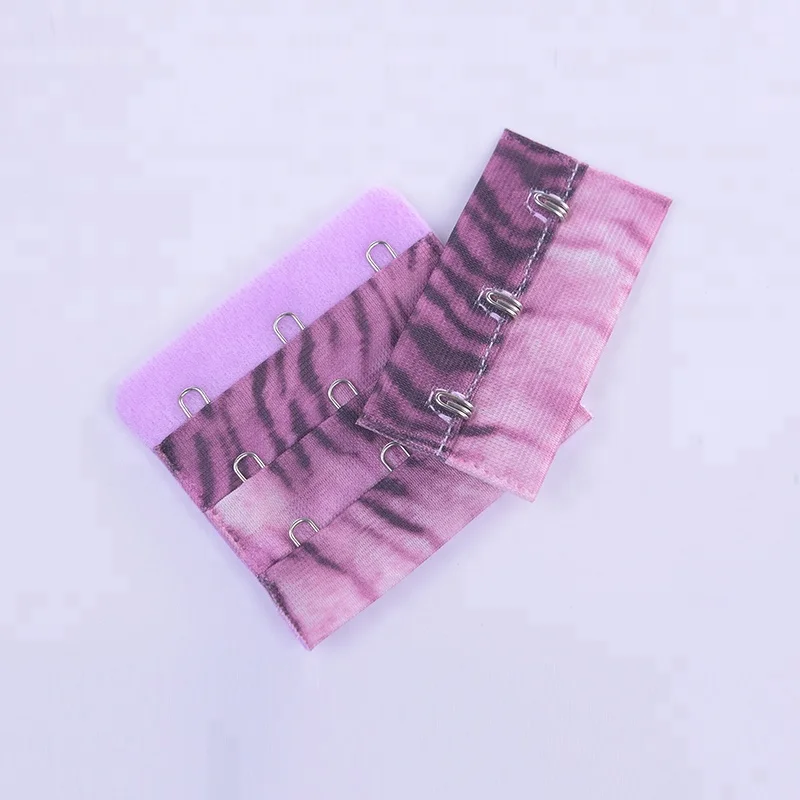 
HongKui colorful polyester hook and eye fastener/bra extender for bra accessories 