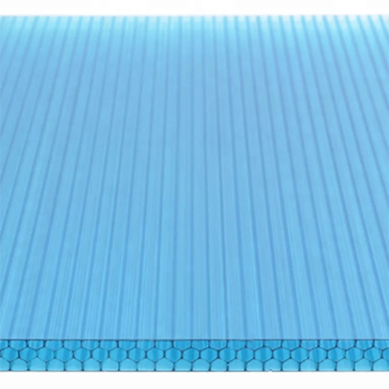 
honeycomb polycarbonate plastic sheet balcony cover sheet roof materials 