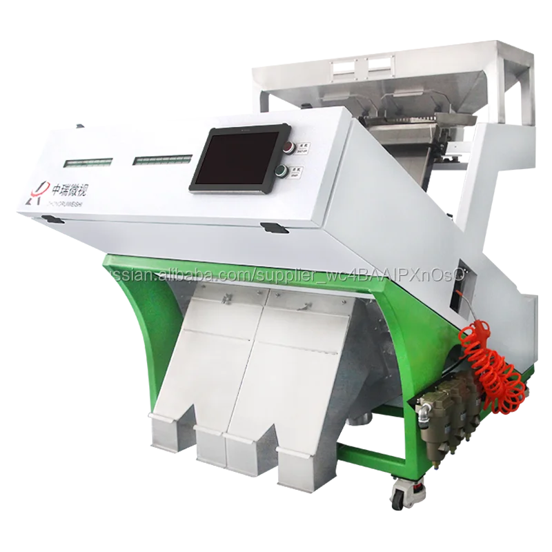Современный CCD фотосепаратор для очистки и сортировки зерна семян ZRWS двухканальный риса