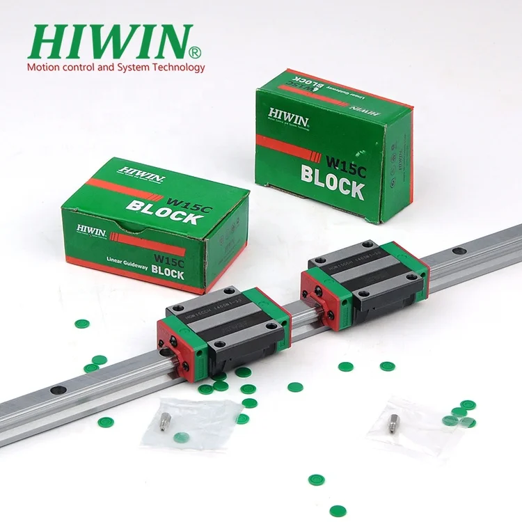 Taiwan HIWIN H15C W15C HGH15CA 15mm HGR15 Block HGW15CA HGW15CC Linear Guide Rail