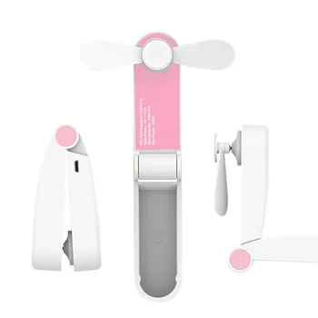 2023 Mini Portable Hand Desk Table Fans Air Cooling Micro USB Rechargeable Conditioner Fan