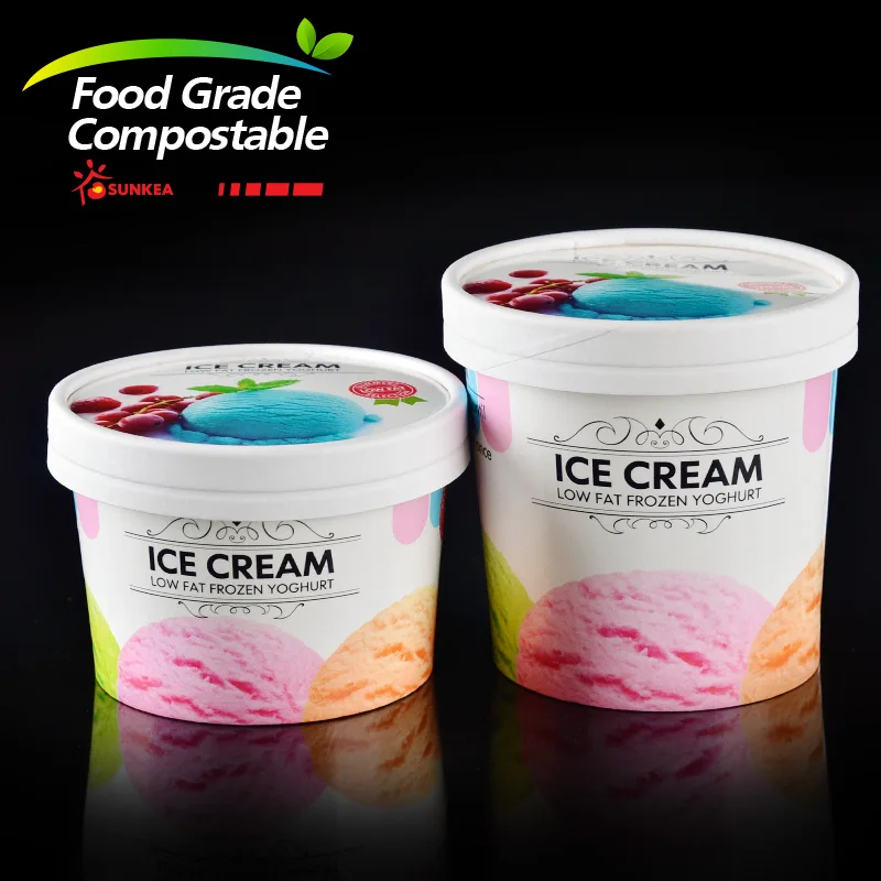 Ice cream bowl, ice cream cup / tubs, ice cream paper containers