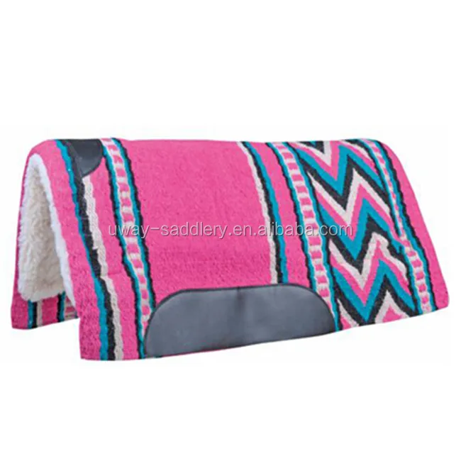 Best quality wool western horse saddle pad