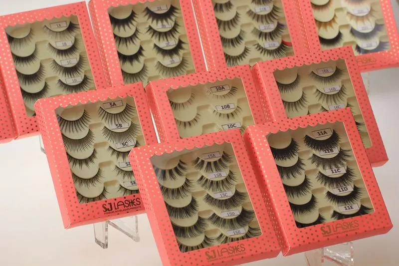 Own Brand Package DEMI WISPIES 100% Human Hair Handmade False Lashes