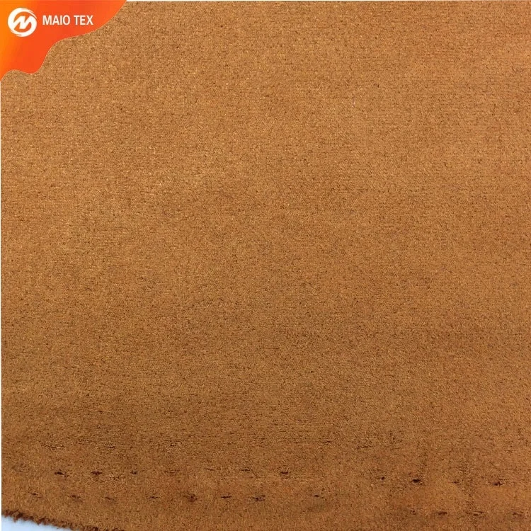 
Four way stretch polyester spandex scuba knit suede fabric for skirt and waistcoat 