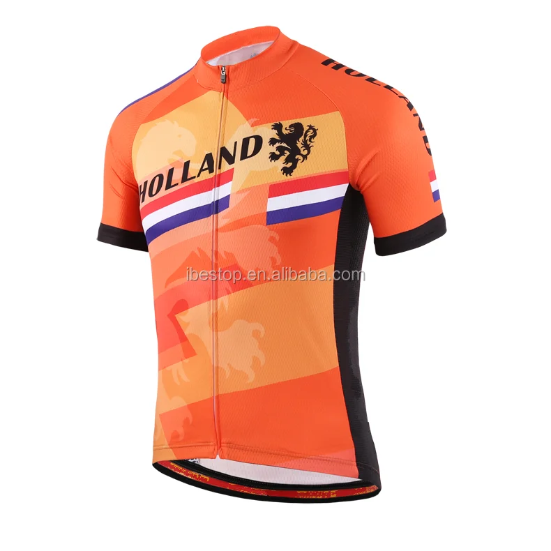 anti UV pro team cycling club wear MTB bike short sleeve Cycling Jersey from China bicycle clothing manufacturer