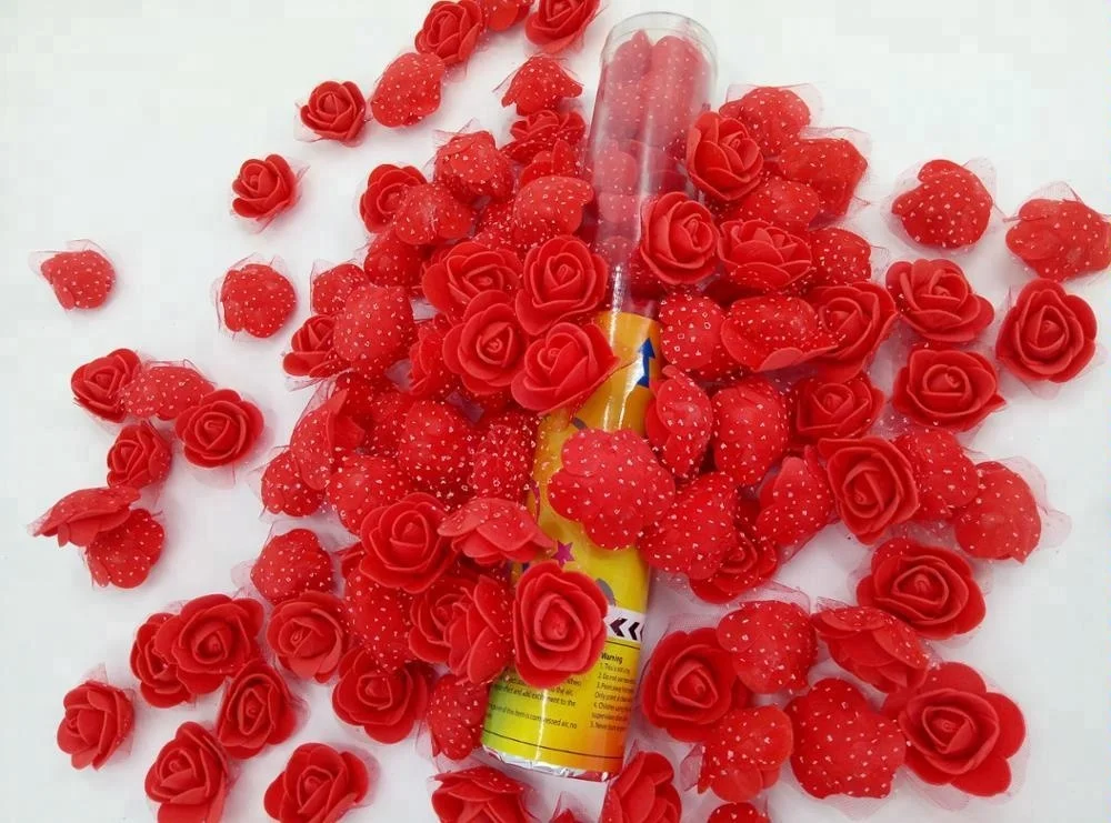 The popular Party Wedding popper Rose petal Wedding rose petal confetti party popper