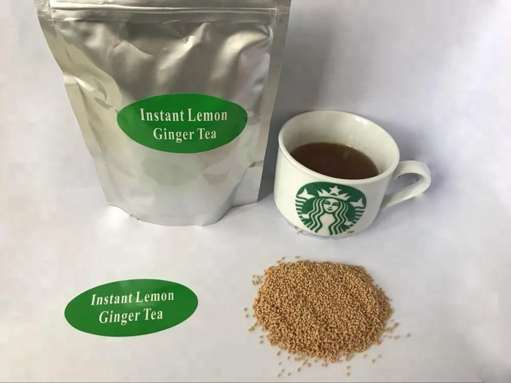 100% Natural  7g*20sachets/ box packing customized private label  Instant  Honeyed Ginger Drink with lemon
