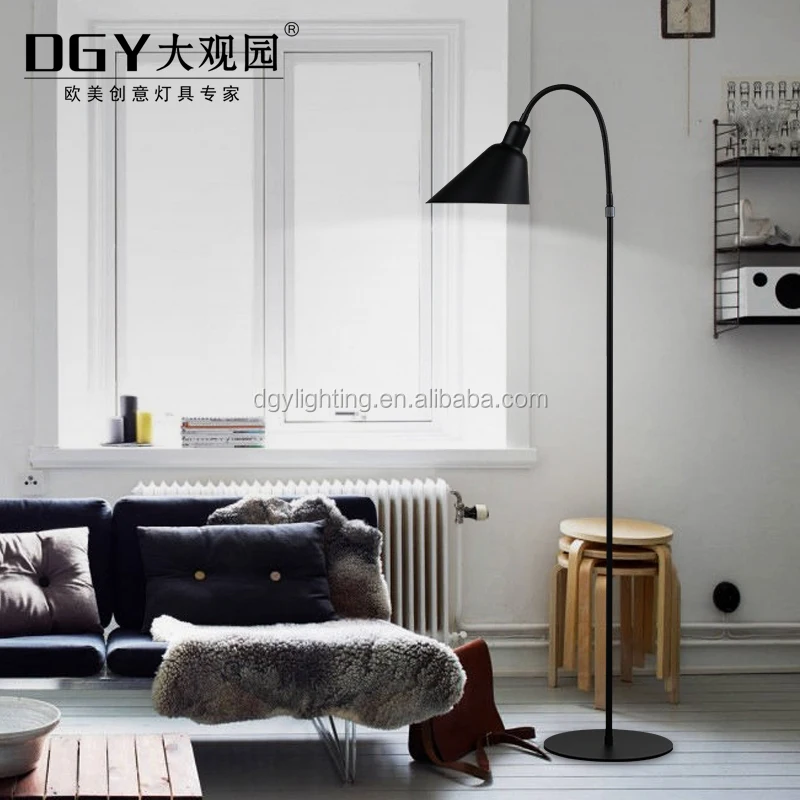 Итальянская гостиная черная белая Регулируемая стоячая перезаряжаемая Беспроводная Современная дуговая светодиодная напольная лампа