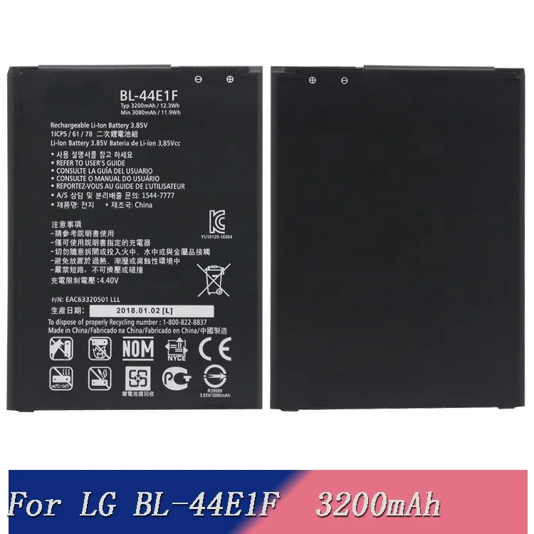 Long life time zero cycle laptop original BL-44E1F mobile phone Battery For LG V20