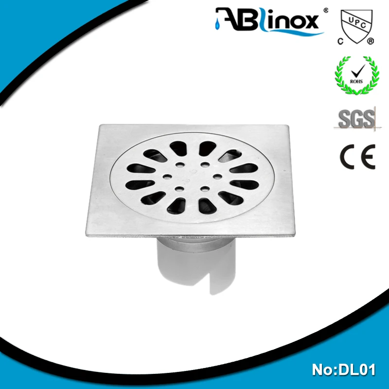 AISI Customized Bathroom 50mm Shower Room Floor Drain for Home Usage
