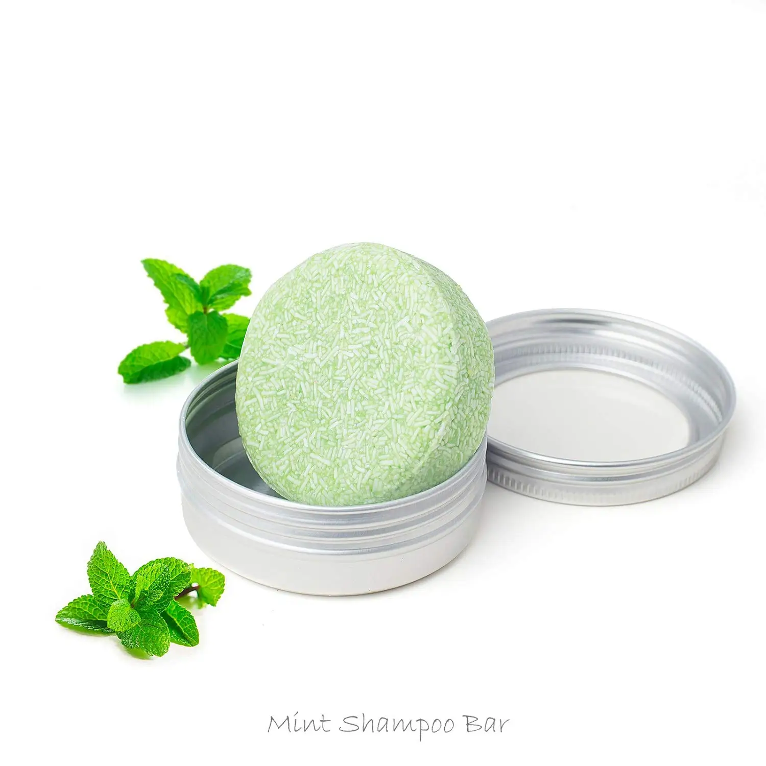 
customize natural Organic bar shampoo soap and conditioner bar with travel Tin packaging 