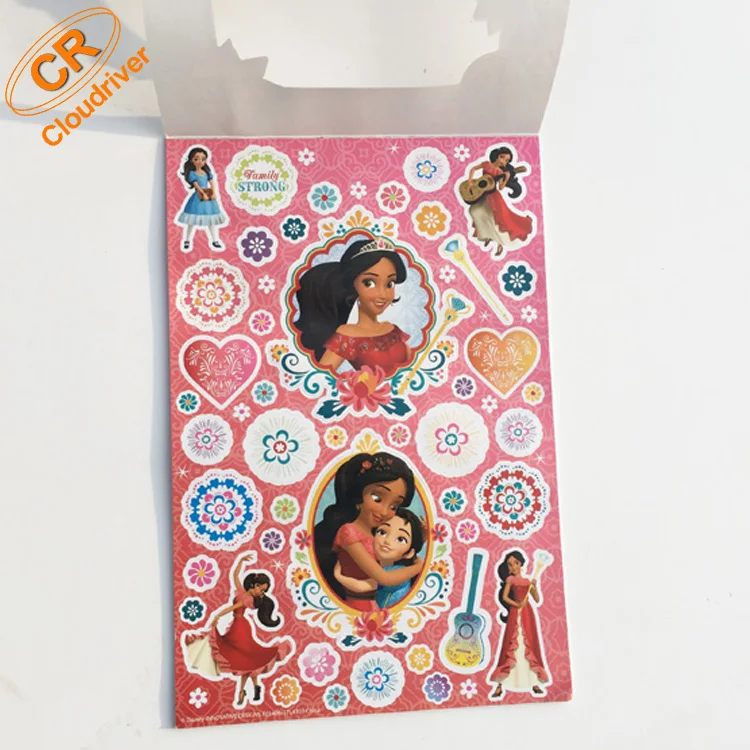 New Fashional Cartoon Promotion Printed Paper Sticker Set For kids