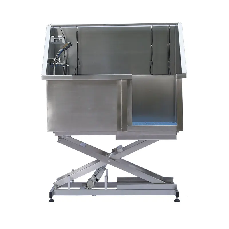 
Promotion Factory Made Cheap Stainless Steel Dog washing Bathtub for shower 