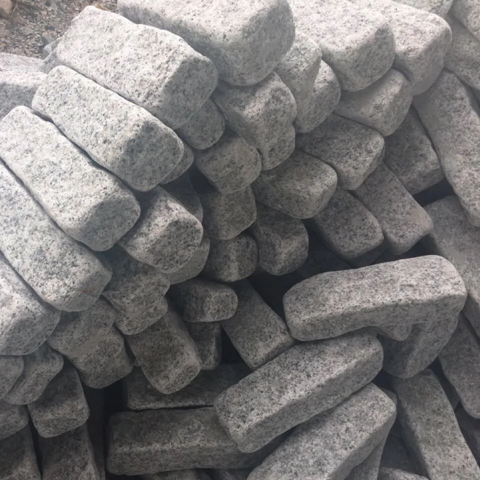 Driveway Block Paver Cobblestone Setts Tumbled Granite